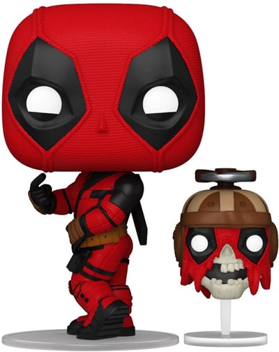 Deadpool Deadpool & Wolverine - Deadpool with Headpool vinylfiguur 1400 Unisex Funko Pop! - meerkleurig - Standard