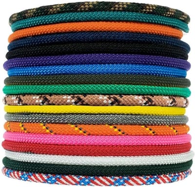 Nylon Utility Touw - Gevlochten Koord - Vastzetten van Lading - Drijvend Polypro Mantel - 1/4 Inch 50 Voet - Wit
