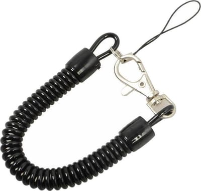 Fako Bijoux - Uittrekbare Sleutelhanger Spiraal - Uittrekbaar - Verend - 23cm