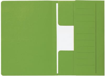 Mammoetdossiermap: (10 stuks): groen: Secolor 36 x 25 cm Doos 5 Pak