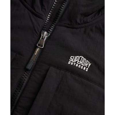 Superdry Polar Fleece Hybrid Trekker Jas White Grootte: 38