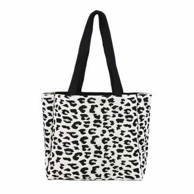 Luxe luipaard shopper