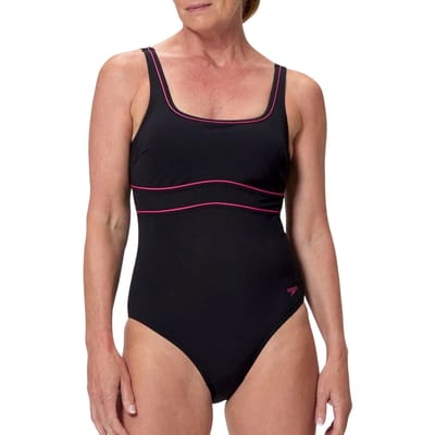 SPEEDO - solid contour eclipse 1p - Wedstrijd badpak dames - Zwart
