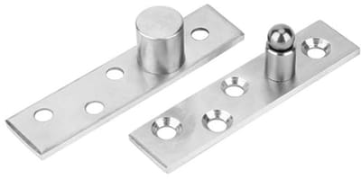 Dailygoods- Deurscharnieren 360 Graden - Roestvrij Staal - Scharnier Reparatie Plaat - Scharnierboor - Scharniermal - Scharnieraccessoires 75x17 mm