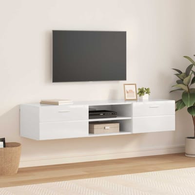 vidaXL - Houten - Kast - 150 - x - 39 - x - 30 - cm - Beton - Grijs - Bewerkt - hout