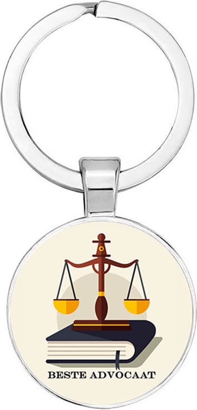 Akyol - Beste advocaat Sleutelhanger - advocaat - iemand die advocaat is - werk - cadeau - verjaardag - kado - geschenk - gift - welkomst cadeau - afscheidscadeau - 2,5 x 2,5 CM
