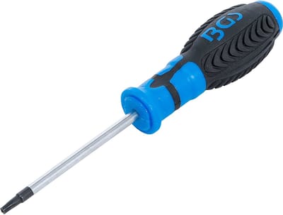 BGS schroevendraaier T-profiel (voor Torx) met boring T20 bladlengte 80 mm - 7849-T20