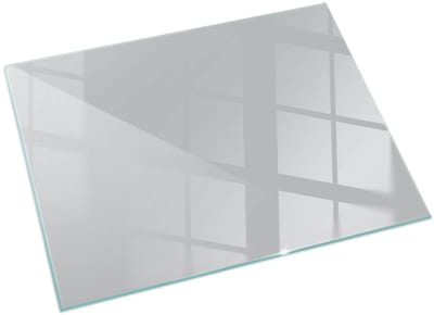Tulup Kachel Vloerplaat - Kleur Lichtgrijs Vloerplaat Voor Houtkachel - 60 cm x 40 cm - Grijs Vloerplaat Voor Kachel - Rechthoek Kachel Vloerplaat - Onderplaat Kachel - Plaat Voor Onder Houtkachel - Plaat Onder Houtkachel