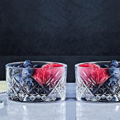 Pasabahce timeless - Ronde schalen - Set van 4 - Glas