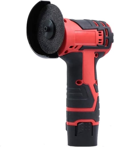 Mini Haakse Slijper - Tegel Snijmachine Schuurmachine - Precisie Snijden - Antislip Rubberen Behuizing - 7.5 cm Bladdiameter - One Color