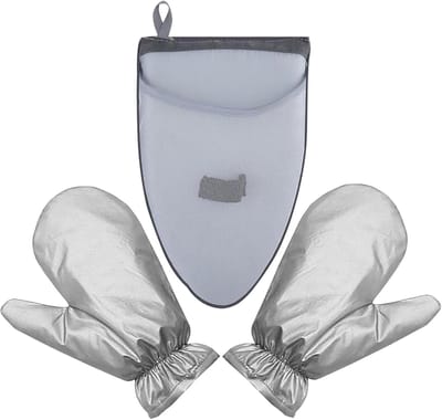 Hittebestendige strijkhandschoenen - Stoomhandschoenen Bescherming - Veilig Kleding Stomen - Verdikte Slijtvaste Materialen - 26 x 16 x 3 cm