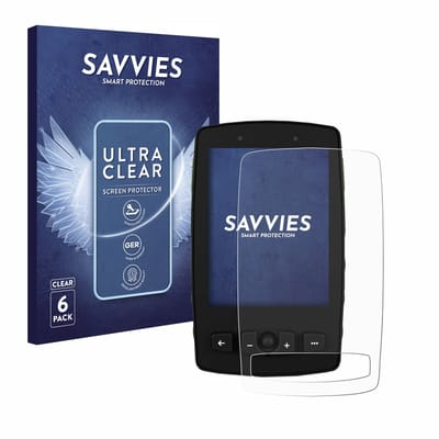 Savvies - Screenprotector voor TwoNav Aventura 2 Plus - Folie Beschermfolie transparant 6 Stuks
