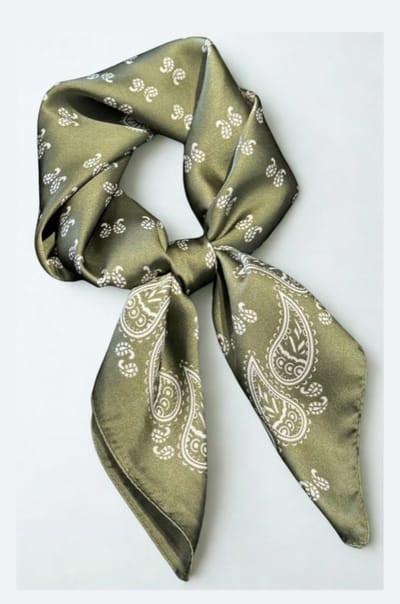 Sjaaltje met print - bandana met print - haarband - sjaaltje meerkleurig - bandana - vierkant sjaaltje met print - bandana sjaaltje - sjaaltje voor dames hals - sjaaltje voor aan tas - sjaal - sjaaltje unisex - scarf - mini sjaal