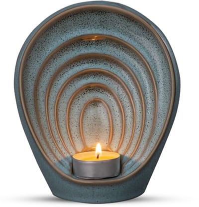 Unieke As Urn - Met Kaarshouder - 1.6 Liter - Handgemaakte schelp urn - Urn - Crematie Urn - Uniek - Voor Huisdieren of Menselijk As - Crematie As - Decoratie Urn - Shell
