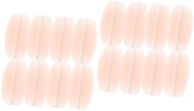 Schouderpads - Halterbeschermers Bandjespads - Drukverlichting Schouders - Zacht Siliconen Materiaal - 9 x 5 cm - Beige
