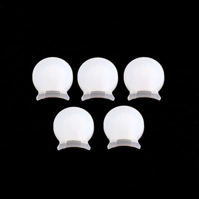 Rubber Clarinet Thumb Rest Cushion Protector - Fit for Most Clarinet - Pack of 5 - Wit