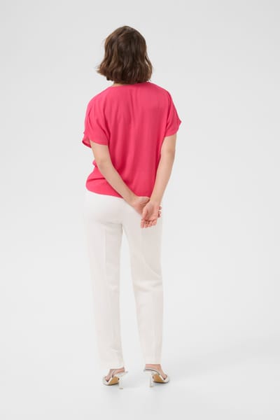 Mouwloos shirt Loose fit Raspberry pink