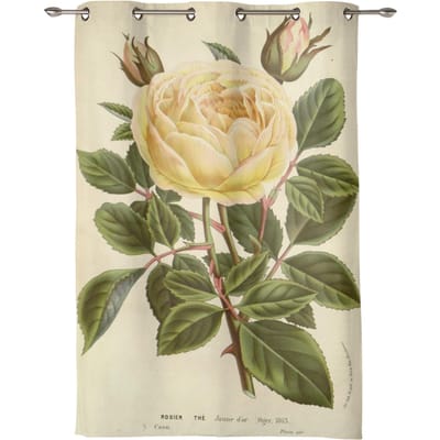 Honing Honingraat Insect Bloem Raamgordijn Modern Europese Stijl Gordijnen voor Slaapkamer Woonkamer Achtergrondgordijn 135W x 60H(cm) x1