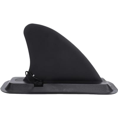 Surfvin Afneembaar Opblaasbaar Stand Up Paddle Board Vin Vervanging 4 Inch Zijvleugel Skeg Tracking Vinbasis voor Kano black
