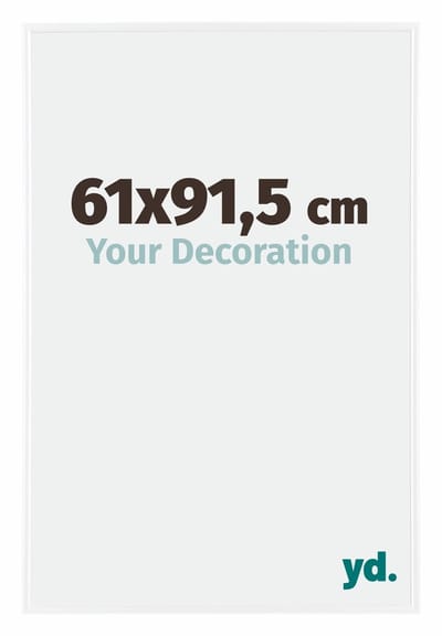 Your Decoration - Fotolijst 61x91,5 cm - Kunststof - Wit Hoogglans - Evry