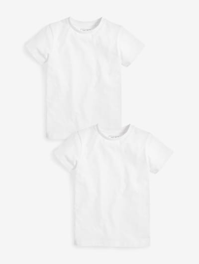 Next - Jongens - Set van 2 T-shirts met korte mouwen - Wit