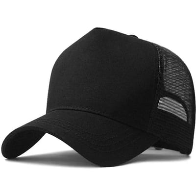 XXL Grote Maat 60-65cm Mesh Baseballpet Lente Zomer Buiten Verstelbaar Hoge Top Snapback Casual Zonbescherming Eendensnavelpet XXL60-65cm black