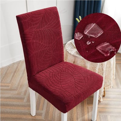 jacquard dikke Waterdichte Stoelhoezen voor Eetkamerstoelen Hoezen Eetkamerstoel Zittinghoezen Keukenstoelhoezen slipcovers universal size
