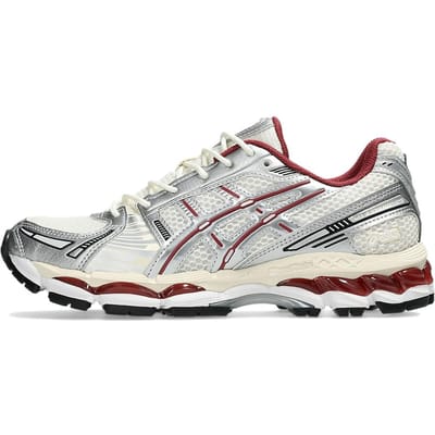 ASICS Gel Kayano 12.1 Zilver Rood Unisex Sneakers 1203A759-102 38 gray