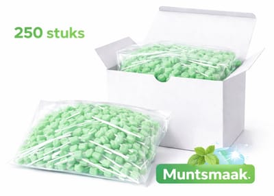 Dutchblue Mondverzorgingsswabs Muntsmaak 250 stuks - dental swabs | dentaswabs mint
