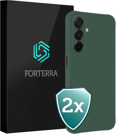 Hoesje 2 Stuks - Geschikt voor Samsung Galaxy A26 - Sterk & Shockproof - Back Cover - Case Siliconen - Telefoon Hoes - Donkergroen