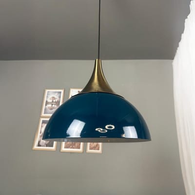 Bamyum Yimpi Hanglamp Industrieel Metaal Ø30 cm, Vintage Hanglamp, E27 Pendellamp