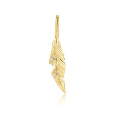 Ania Haie AH NC052-09G Pop Charms Dames Hanger - Sieraad - Zilver - Goudkleurig - 925 Zilver - 5 mm breed - 20 mm lang