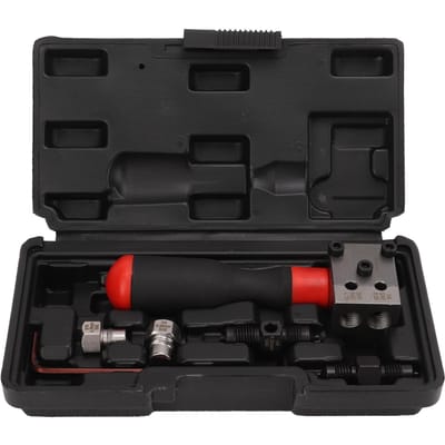 3 16 po 1 4 po Tube de Cuivre Ligne de Frein Outil à Évasement Simple Double Adaptateur Outils Universels de Réparation Automobile black