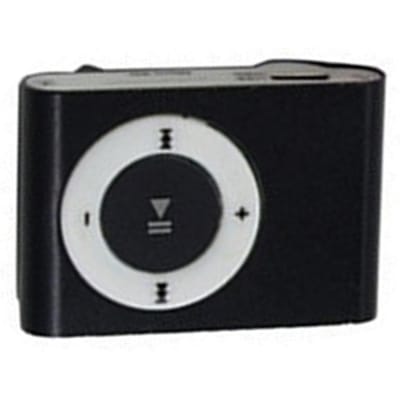 Mini draagbare USB MP3-speler Mini Clip MP3 waterdichte sport compacte metalen MP3-muziekspeler met TF zwart