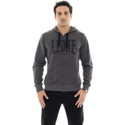 Capuchon sweaters Leone 1947 Man Hoody Full Zip Big Logo