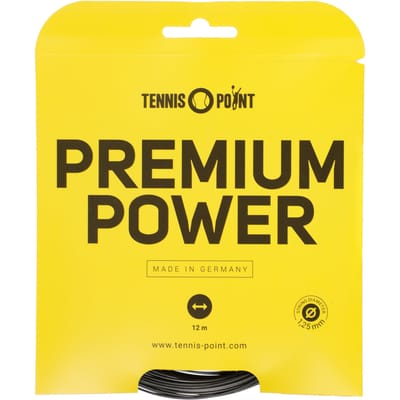 Tennis-Point Premium Power Set Snaren 12m-Zwart