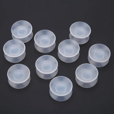 Dailygoods- Zuignap Ultra Krachtig - Siliconen Zuignap - Aquarium Zuignap - Dubbelzijdige Zuignap - 10 Stuks - Sterke Zuigkracht - Aquariumaccessoires