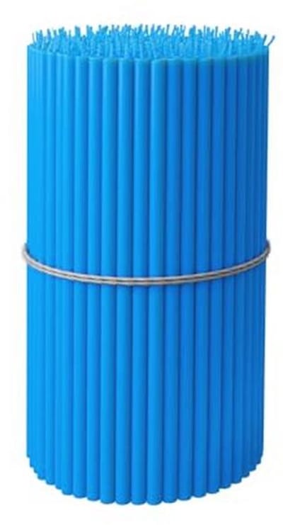Pure bijenwas kaarsen 50 stuks - dunnere taps toelopende druppelloze en rookloze kaarsen - natuurlijke bijenwas voor verjaardagen, kerken, Halloween en Kerstmis 18 cm