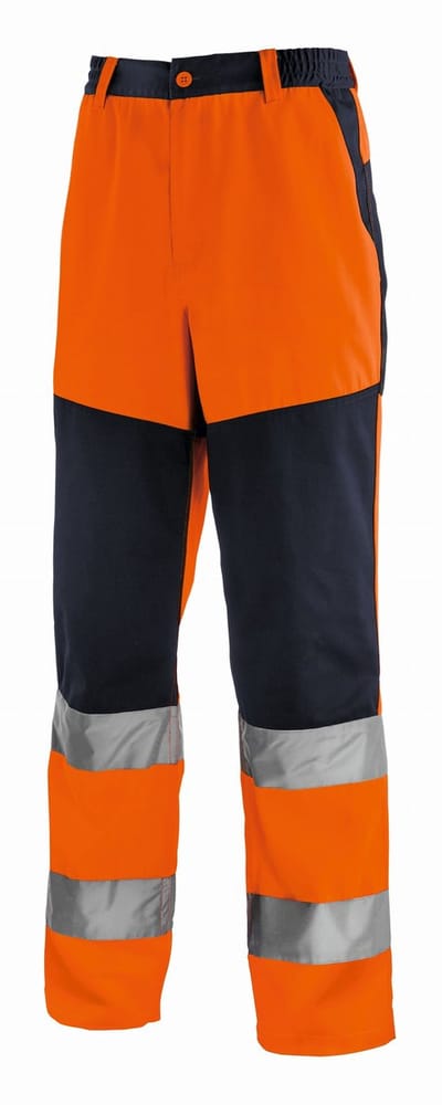teXXor Signaalbroek Rochester feloranje/marineblauw