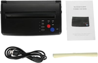 Tattoo Transfer Printer - Stencil Copier - Tattoo Ontwerpen - Draagbaar Ontwerp - A4 A5 Papier - Zwart