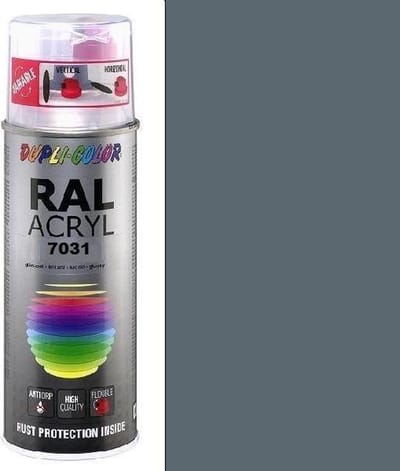 Motip Dupli-Color Spuitbus Acryl Hoogglans - RAL 7031 Blauwgrijs