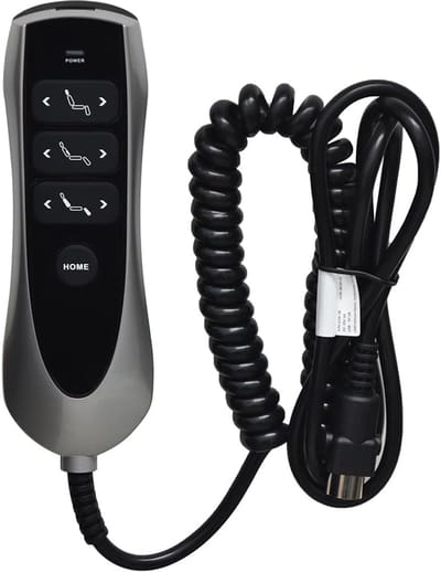Bedieningspaneel Stoel - Handbediening Schakelaar - Elektrische Stoel - Met USB Opladen - 20x55x80mm - Zwart