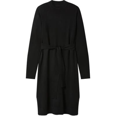 ESMARA Gebreide dames jurk (Zwart, XS (32/34))
