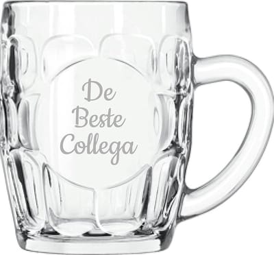 Gegraveerde Bierpul 55cl De Beste Collega