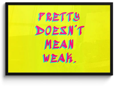 Poster in lijst - Fotolijst 90x60 cm - Posters - Quote - Minimalistisch - Kleurrijk - Posterlijst zwart - Decoratie - Wanddecoratie woonkamer - Muurdecoratie slaapkamer