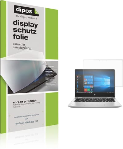 dipos – 2x Matte Beschermfolie geschikt voor HP ProBook x360 435 G7 | Krasbestendige & antireflecterende Screenprotector Ultra-Thin
