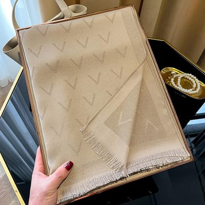 Elegante Dames Print Hijab Tencel Katoen Lange Sjaal Voor Alle Seizoenen Zonbescherming Zijden Sjaal Decoratie Sjaal Hoofddoek beige