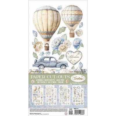 Stamperia - Timeless 6x12 Inch Paper Cut-outs (4pcs) (SBBCT13)