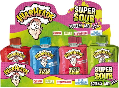 Warheads - Super Sour Squeeze Me! Gel - 32 stuks