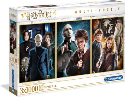 Clementoni - Puzzel - 3x1000 Stukjes - Harry Potter - Vanaf 12 Jaar